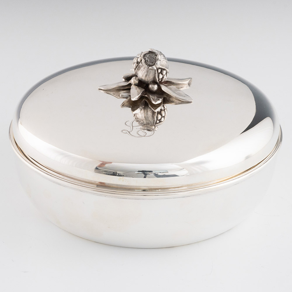 Cartier Silver Box and Cover by Puiforcat c1940