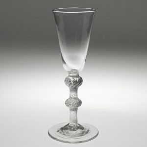 Georgian Ale Glass with Air Twist Stem c1750