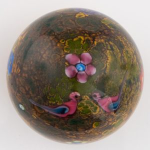 Selkirk Paperweight Lovebirds Peter Holmes 1996