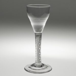 Georgian Wine Glass with Mercury Twist Stem c1750