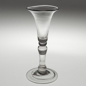 Georgian Gin Glass with Balustroid Stem c1745