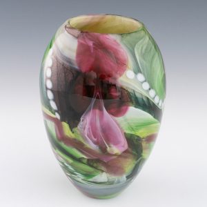 Siddy Langley Green and Pink Journey Vase 2024