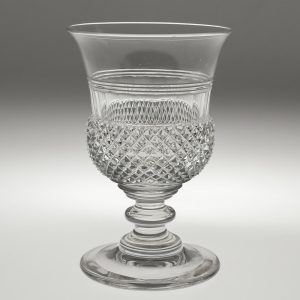 Victorian Rummer Glass With Rich Cutting c1865