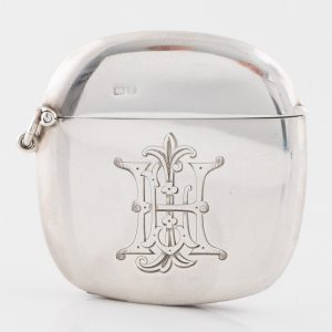 Sampson Mordan Silver Vesta Case Chester 1904