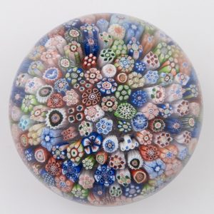 Baccarat Paperweight Antique Close Pack Millefiori 1847