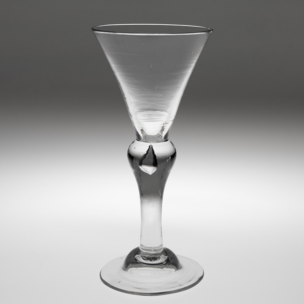 Wine Glass with Tear drop Stem