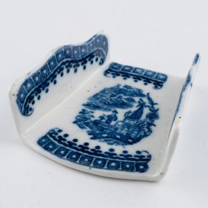 Caughley Porcelain Asparagus Server c1790