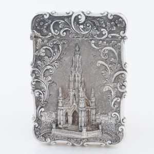 Nathaniel Mills Castle Top Card Case Birmingham 1843