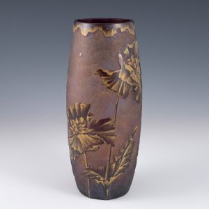 Gilded and Frosted Legras Mont Joye Vase c1900