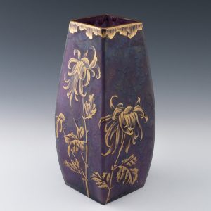 Amethyst Gilded Legras Mont Joye Vase c1900
