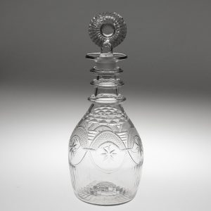 Waterloo Glass Company Prussian Decanter c1820