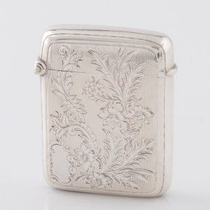 Deakin and Francis Silver Vesta Case London 1899