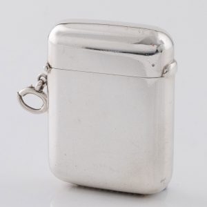 Sampson Mordan Silver Vesta Case Chester 1910
