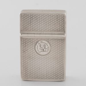 Sterling Silver Vesta Case with Cigarillo Cutter London 1850