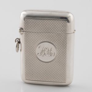 Deakin Francis Silver Vesta Case Birmingham 1901