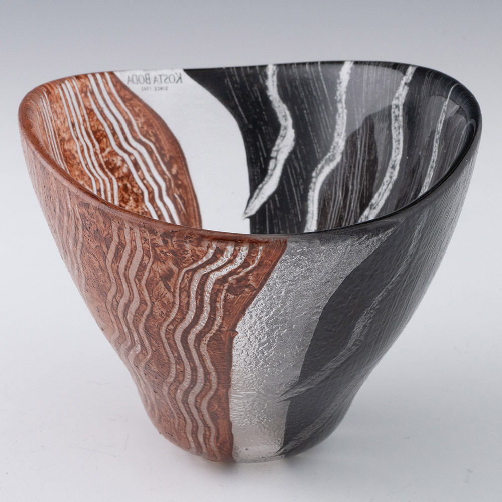 Kosta Boda Monica Backstrom Tonga Enamelled Bowl 1980s