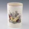 Creamware mug commemorating Nelson