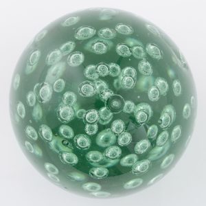 Victorian Glass Dump Bubble Paperweight c1880