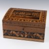 Tunbridge Ware Stationery Box - Mosaic of Shakespeare's Birthplace c1870