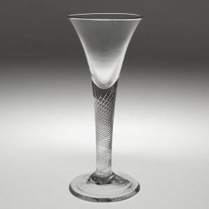 Georgian Wine Glass with Air Twist Stem c1750