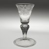 Continental Gin Glass with Pedestal Stem c1780