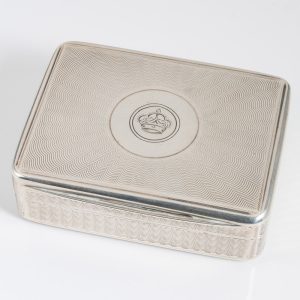 Sterling Silver Snuff Box with Parcel Gilt London 1815