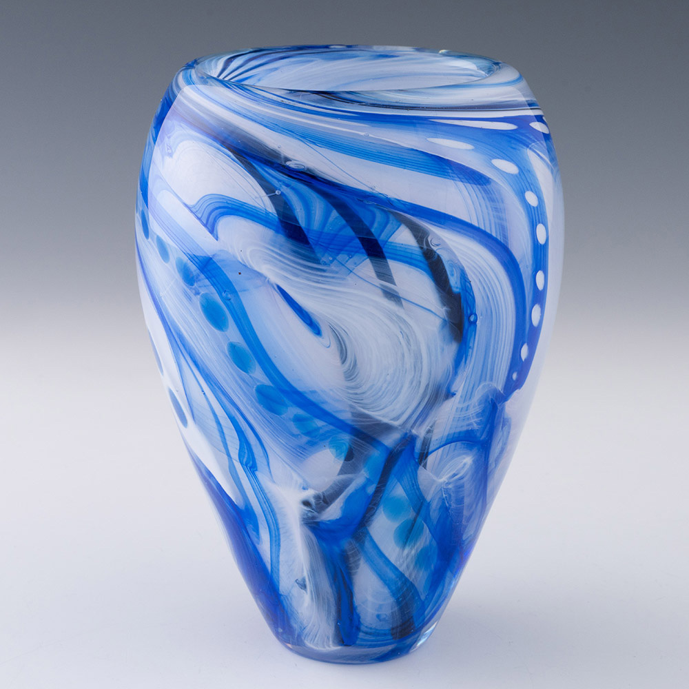 Siddy Langley Wild Blue Yonder Open Vase
