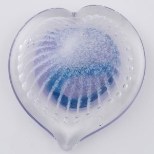 Siddy Langley Large Lilac Heart Paperweight 2022