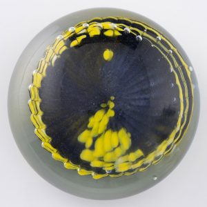 Siddy Langley Purple and Yellow Paperweight 2025