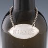 Sterling Silver Brandy Bottle Label