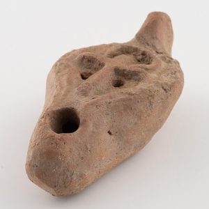 Roman Pottery Lamp with Chi-Rho Greek Near East 5th Century AD