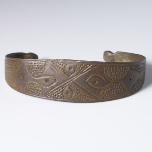 Viking Age Bronze Decorated Bracelet 9th -12th Century