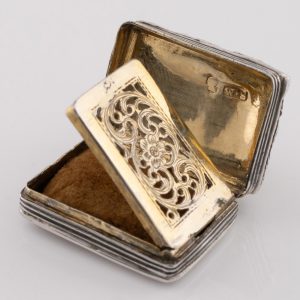 Sterling Silver Vinaigrette Birmingham 1825