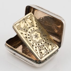 Sterling Silver Vinaigrette Birmingham 1809
