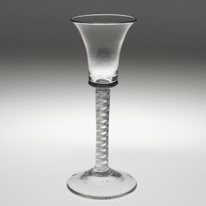 Georgian Wine Glass with Mercury Twist Stem c1750