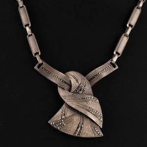 Fahrner Silver and Marcasite Necklace c1930
