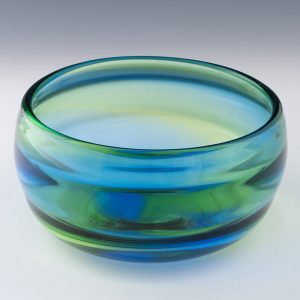 Stevens and Williams Rainbow Range Bowl c1940