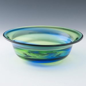 Stevens and Williams Rainbow Range Bowl c1940