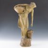 Large Figurine Woman fetching water