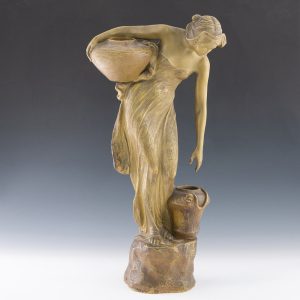 Goldscheider Figure of a Woman Fetching Water c1925