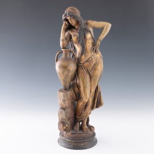 Goldscheider Terracotta Figure of Rebecca at the Well c1902