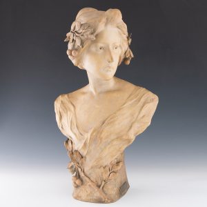Goldscheider Terracotta Bust ‘Les Cerises’ c1904