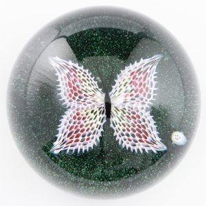 Baccarat Paperweight Millefiori Butterfly 1993