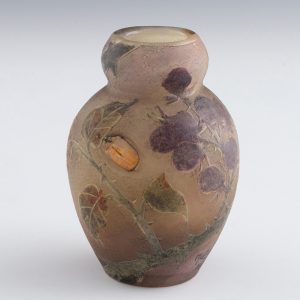 Muller Freres Miniature Enamelled Vase c1910