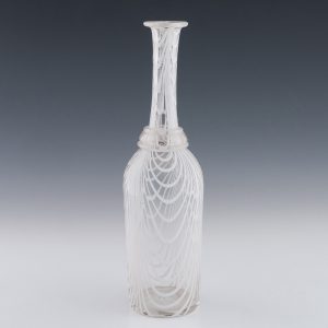 19th Century Nailsea Glass Serving Bottle c1860