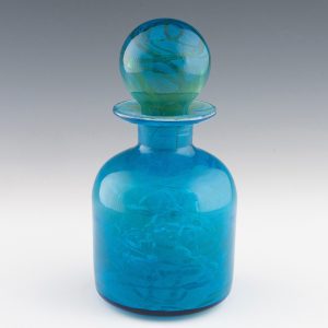 Mdina Glass Decorative Decanter in the Ming Pattern c1980