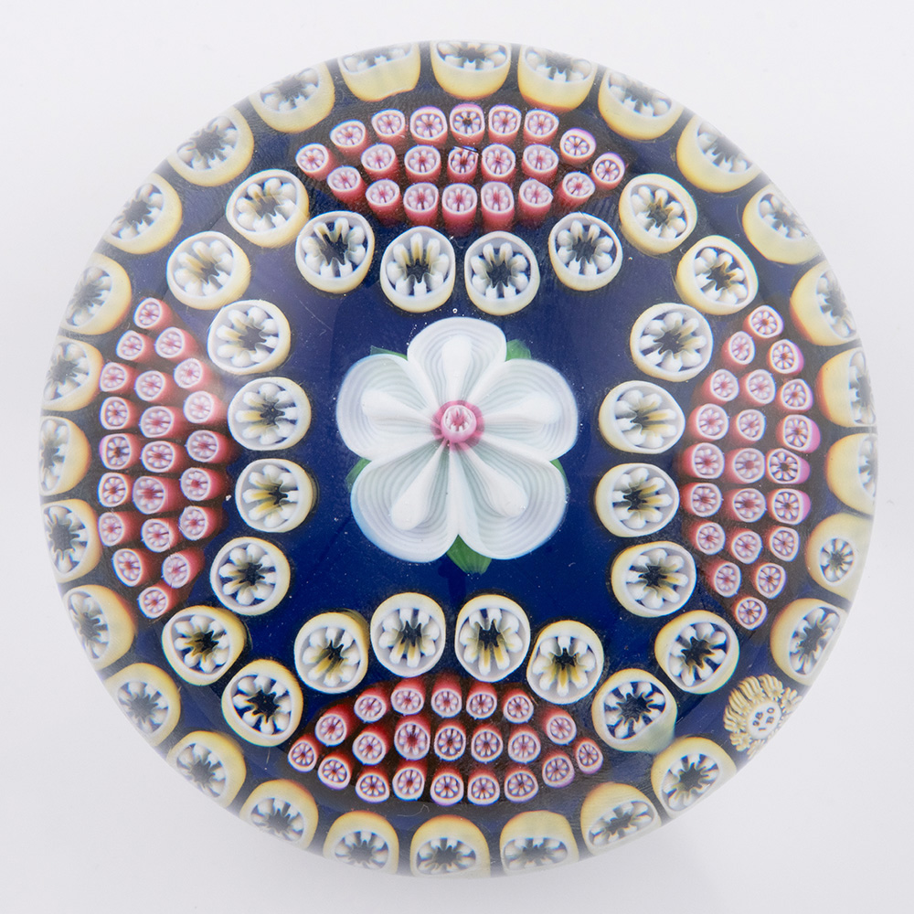 Baccarat Paperweight - Lampwork Flower 1980