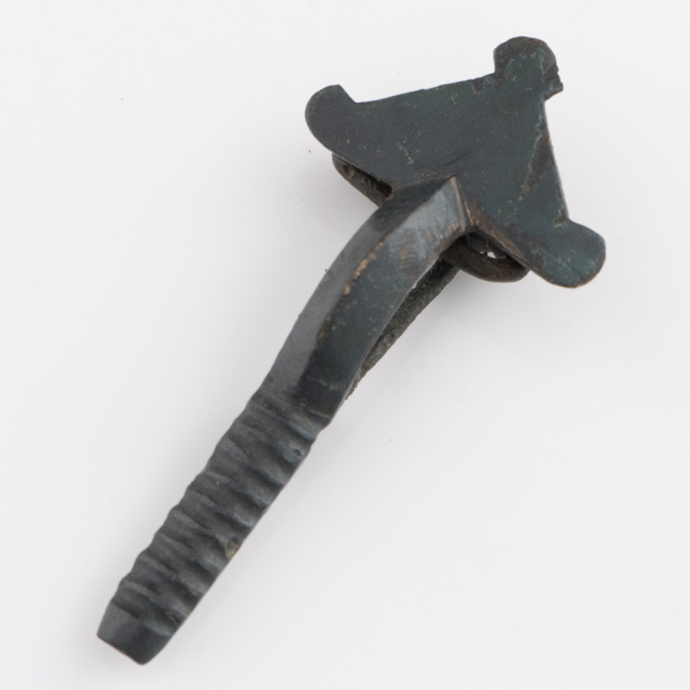 Saxon bronze bow brooch 5-th-6th century AD
