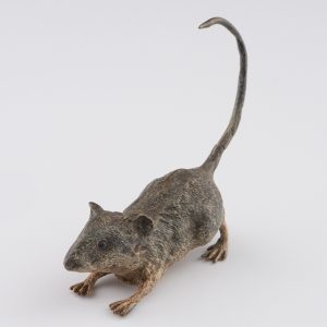 Bronze Mouse By Franz Bergman c1900