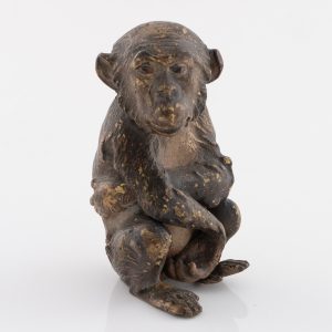Franz Bergman Bronze Chimpanzee